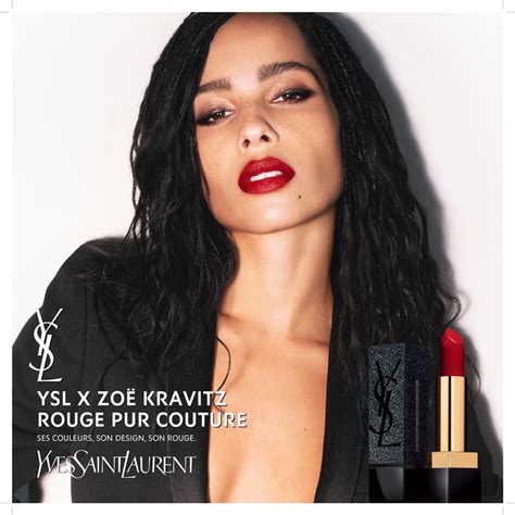 ysl x zoe|zoe kravitz YSL shade.